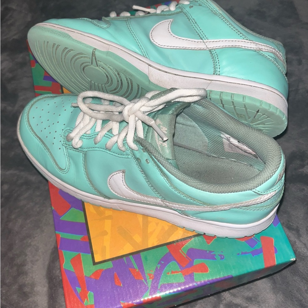 Nike Dunk Low Mint Emerald Rise Men’s size 7 - Picture 4 of 7